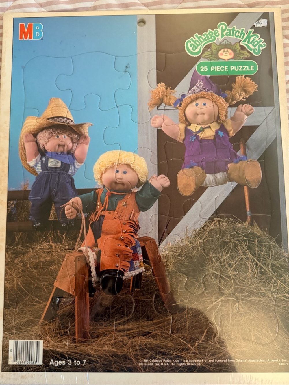 Mattel Cabbage Patch Kids Puzzle with Colorful Doll Characters